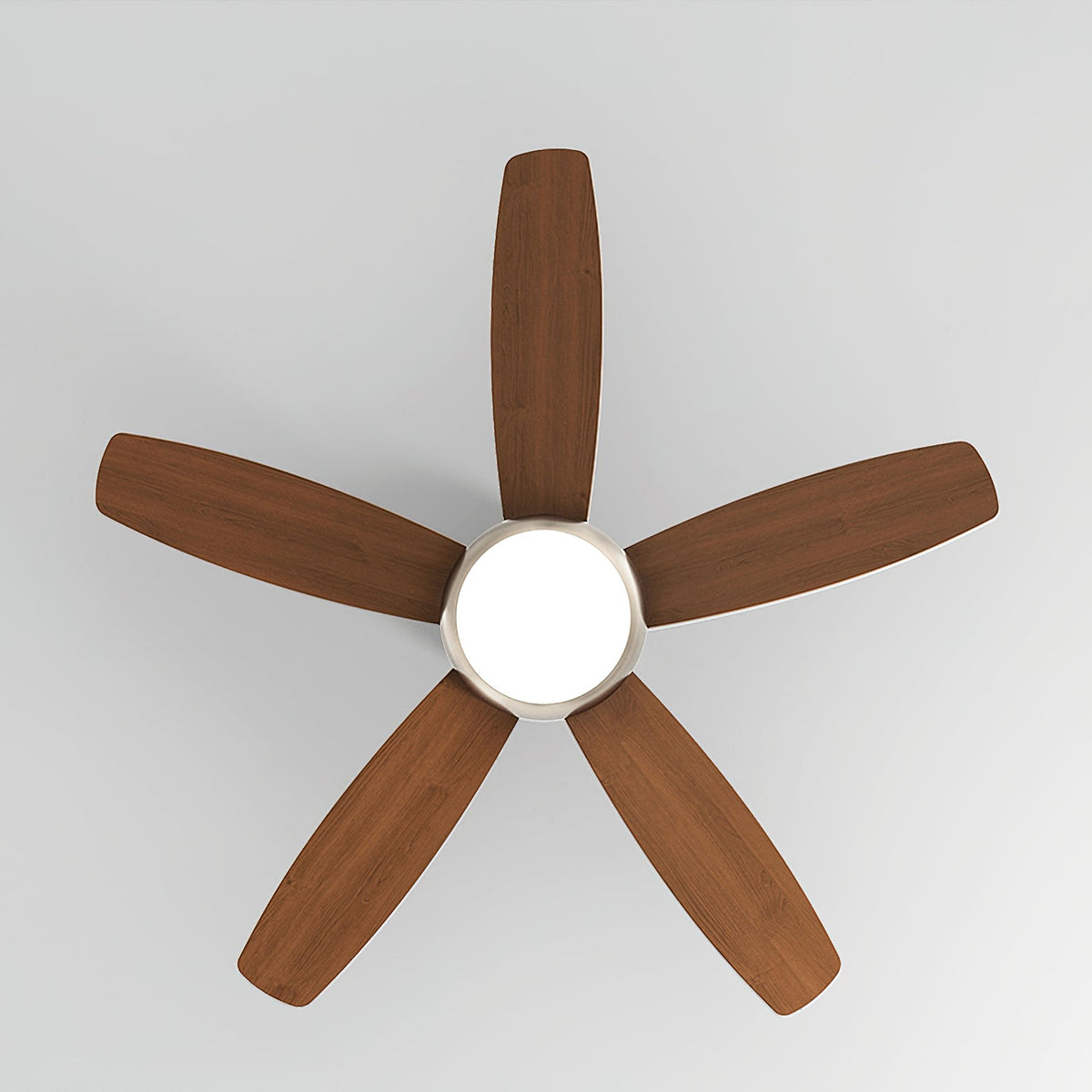 Diagram showing the dimensions for the 52-inch Destin fan.