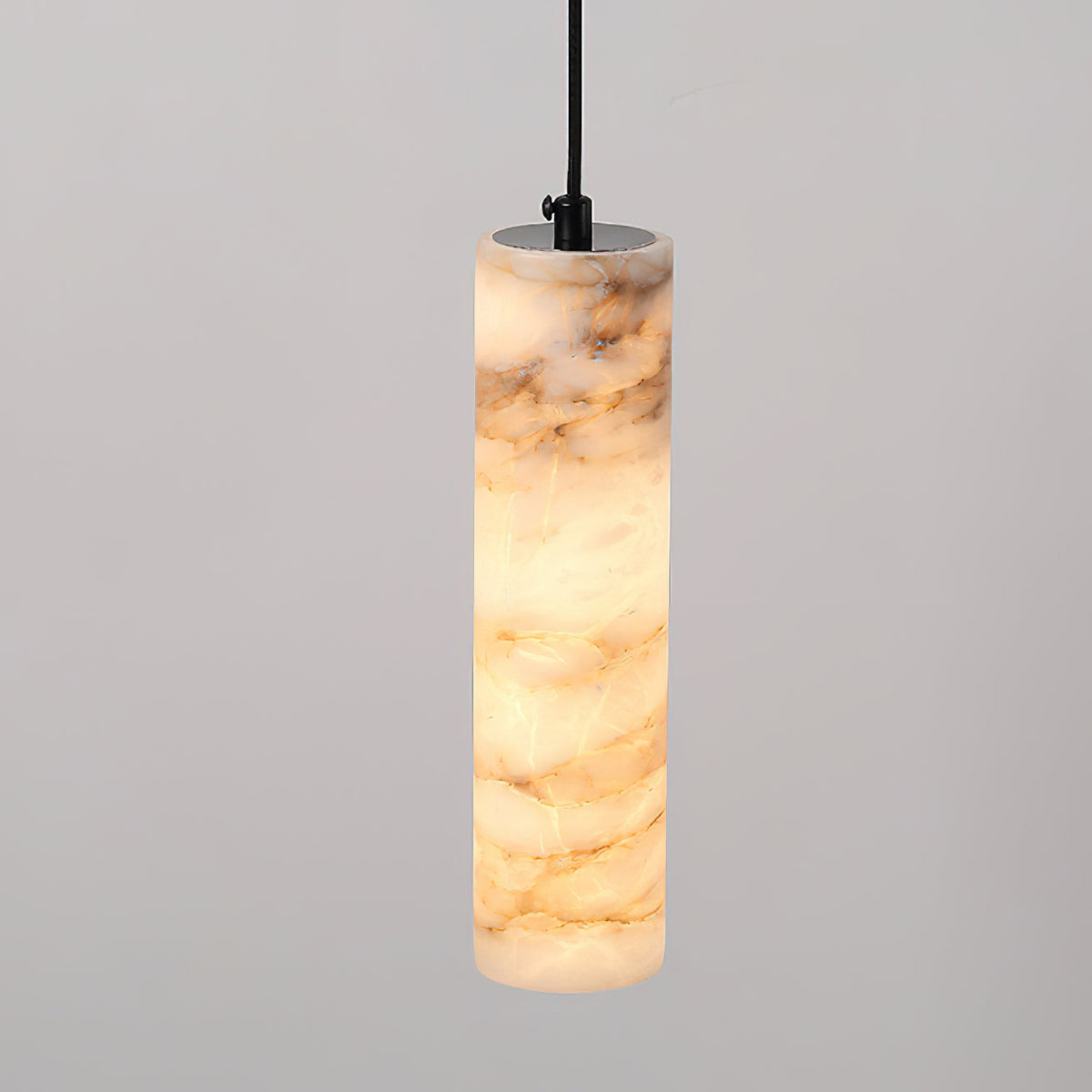 Size comparison of Model A and Model B of the pendant light.