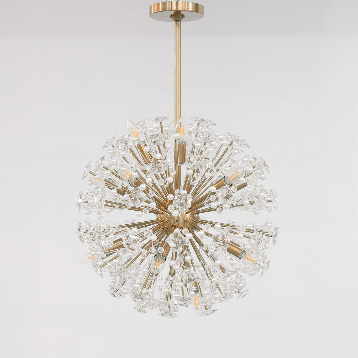Virien Lustre de Luxe en Métal Doré