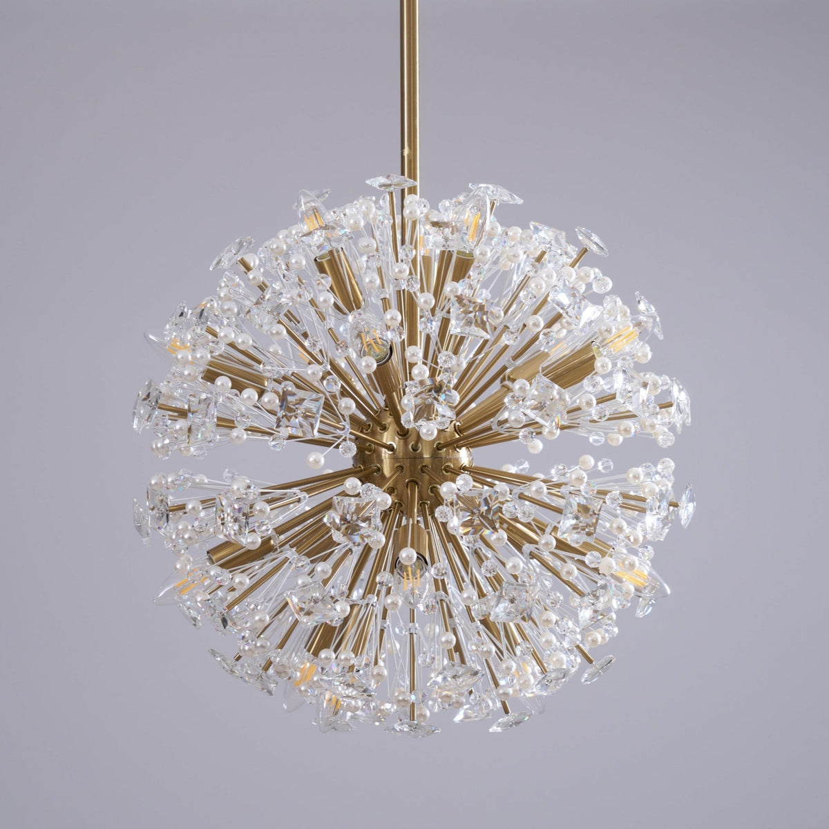 Virien Lustre de Luxe en Métal Doré
