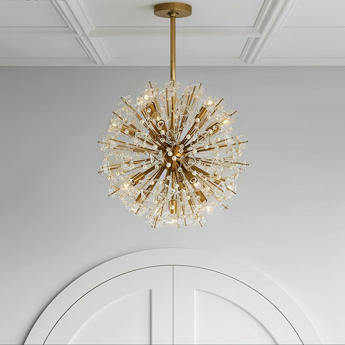 Virien Lustre de Luxe en Métal Doré
