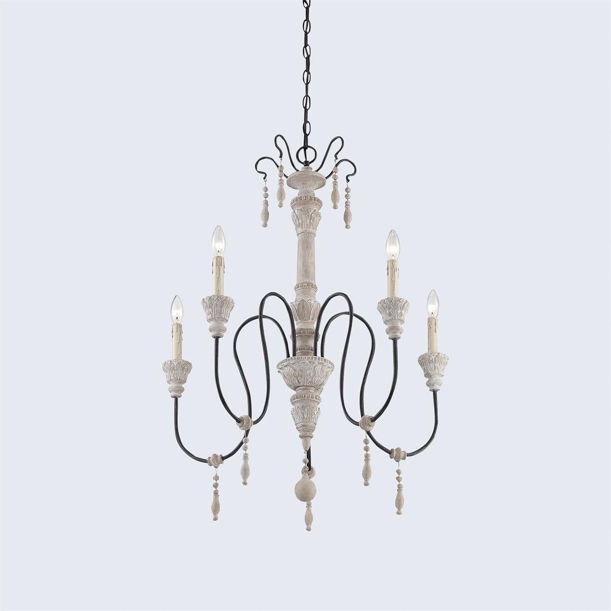 Epoch Lustre Bois Métal Luxe Postmoderne