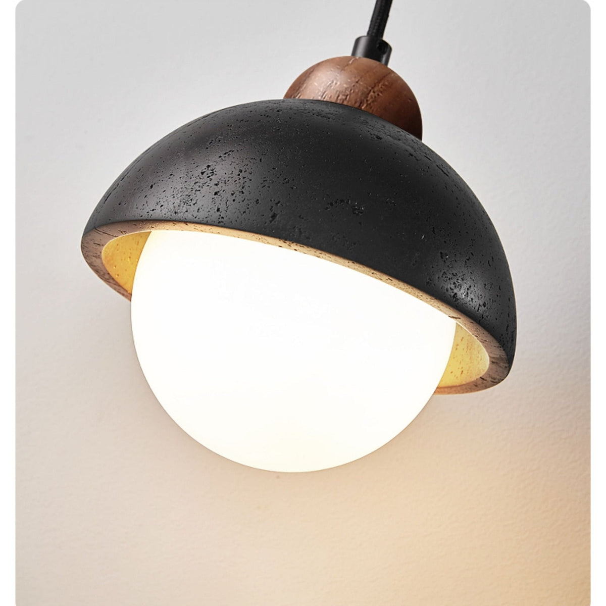 Tavoria Suspension en Travertin Noir Simple Domewood