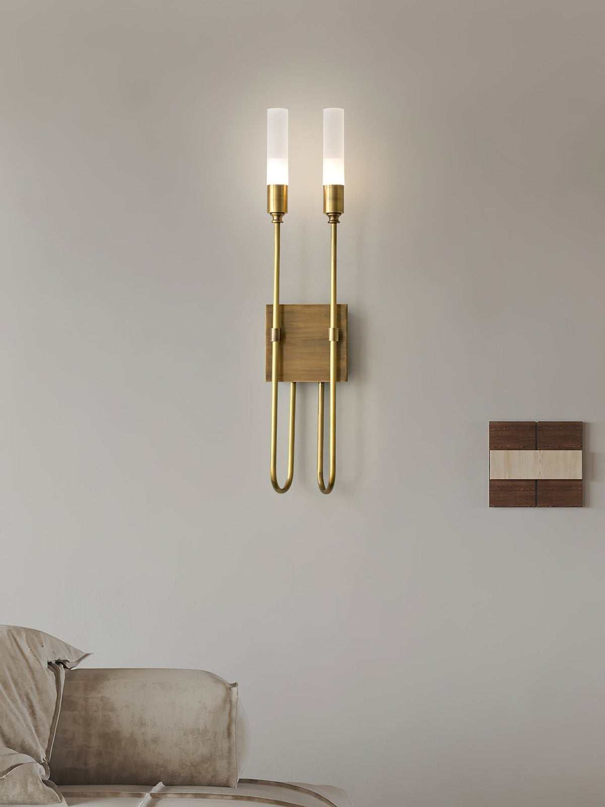 Alveline Lampe Murale Double Tige Minimaliste