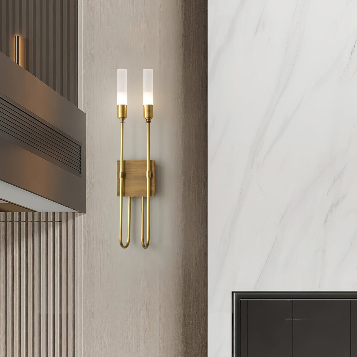 Alveline Lampe Murale Double Tige Minimaliste