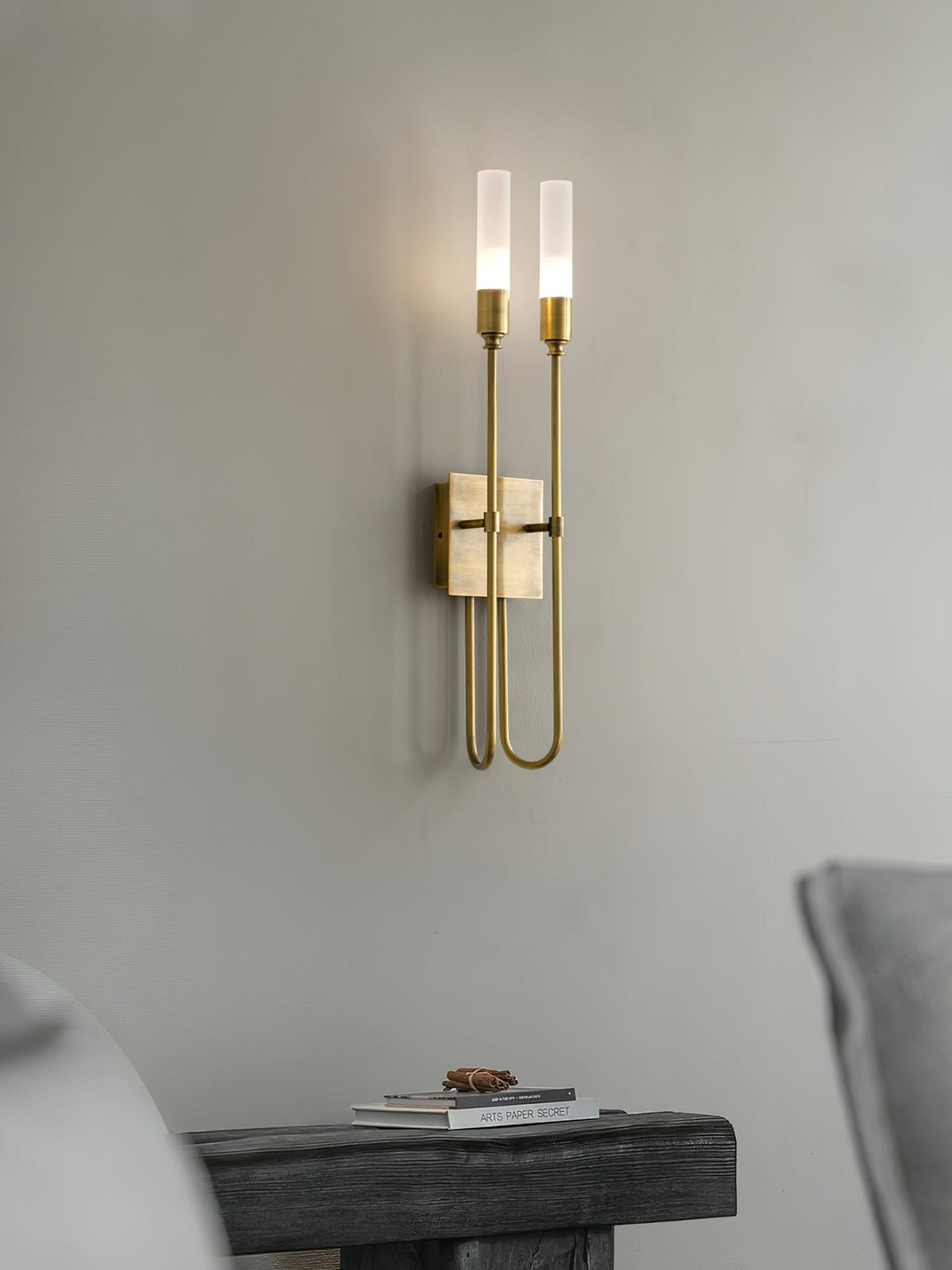 Alveline Lampe Murale Double Tige Minimaliste