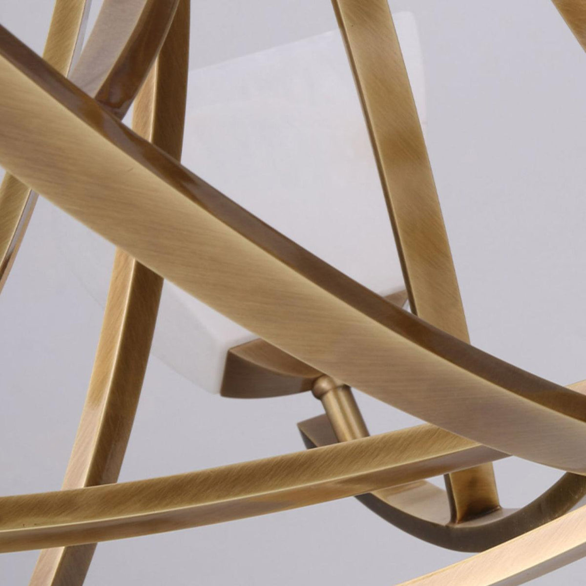 Crown Lustre Classique en Laiton