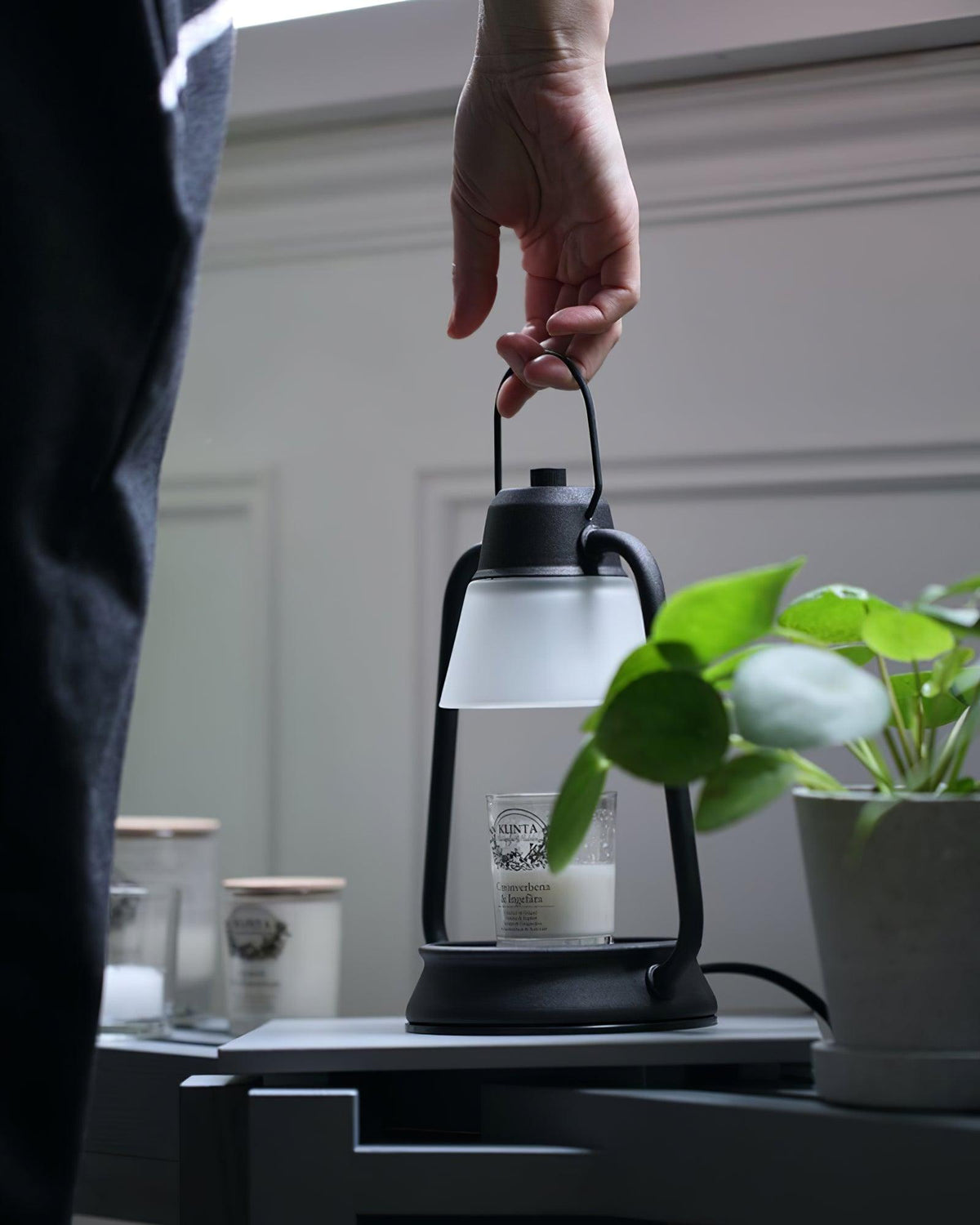 Soraina Diffuseur de Bougie en Forme de Lanterne