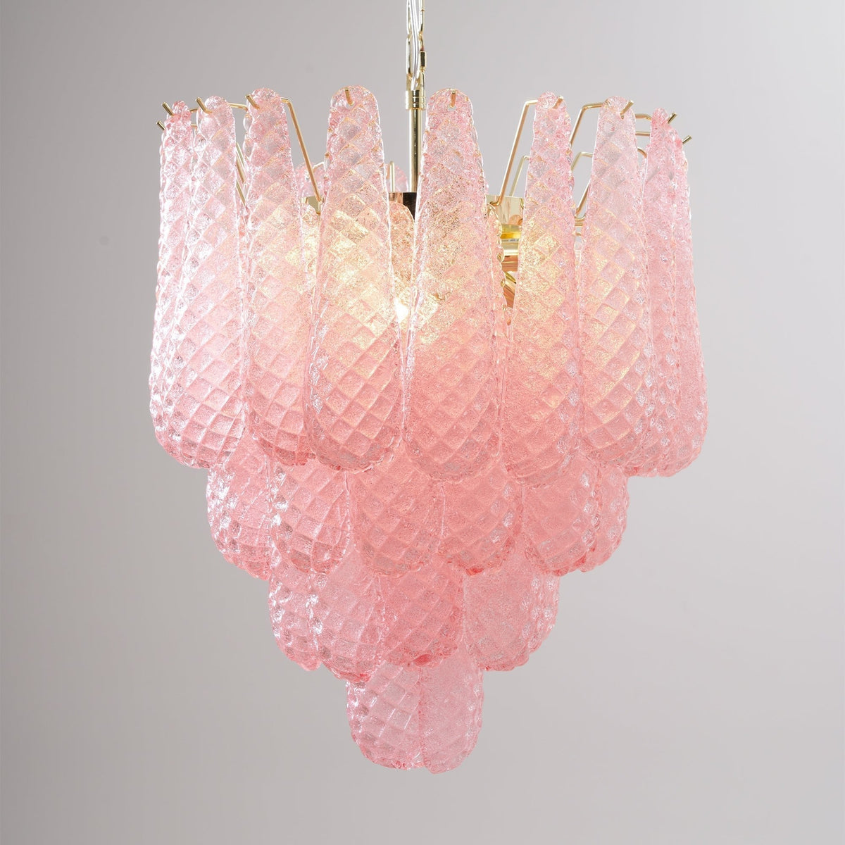 Perria Lustre en Verre Rose Luxe