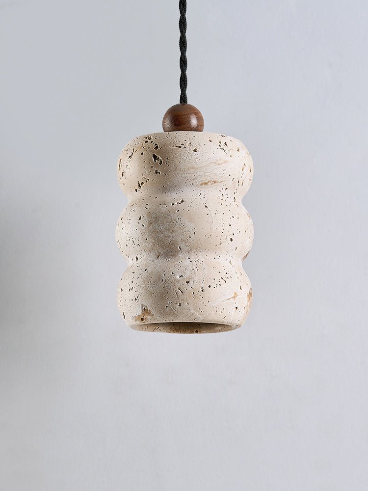 Bors Dune Suspension en Travertin Jaune Pebble