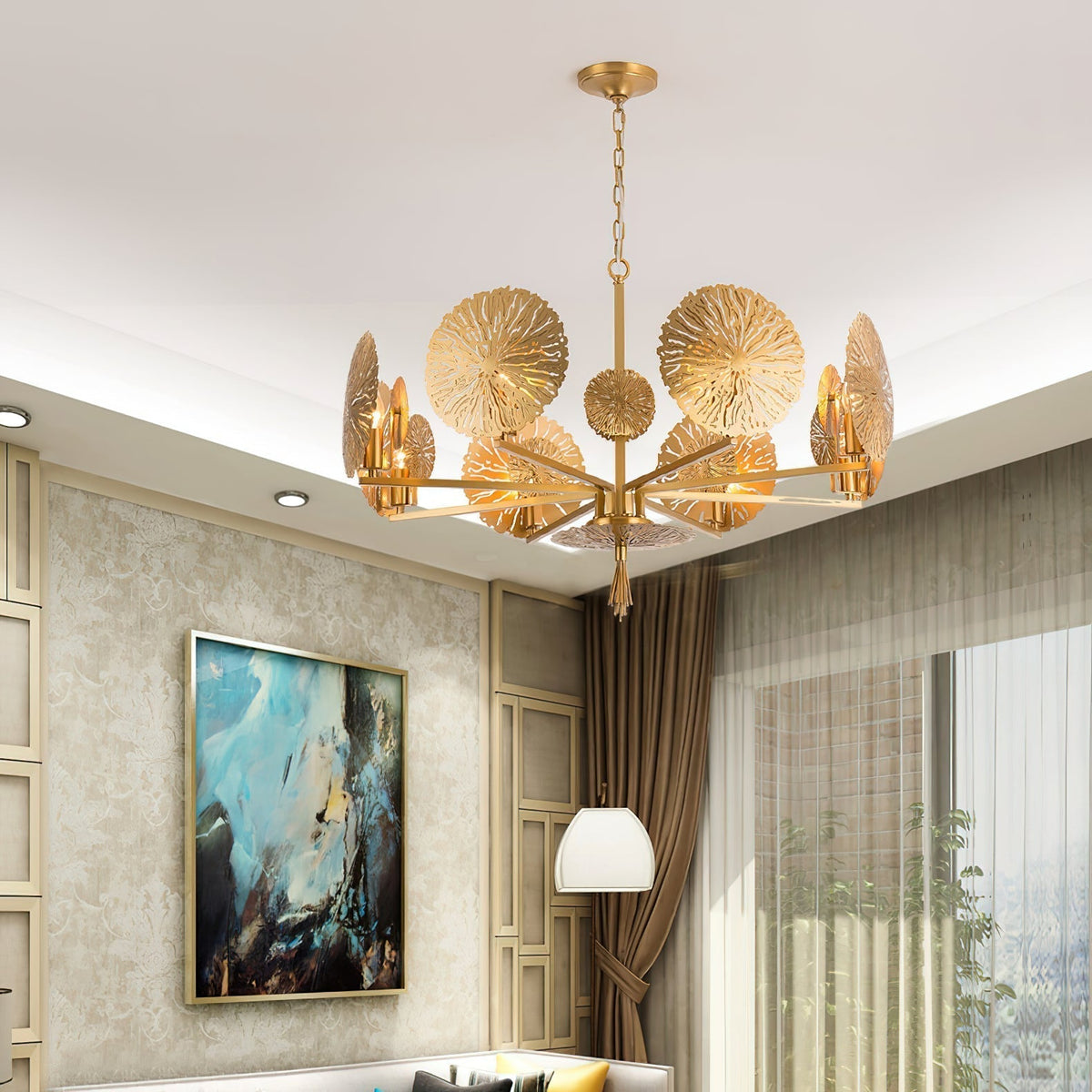 Orb Lustre Métal Laiton Créativité Individuelle