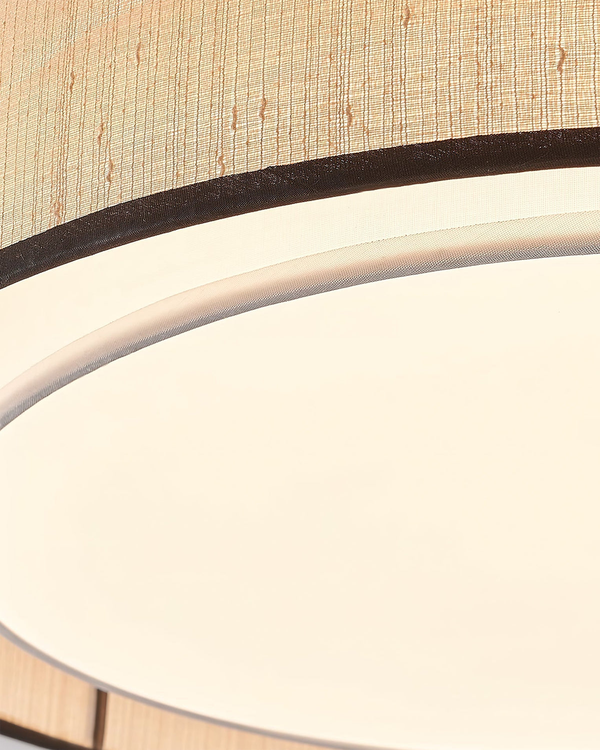 Lifestyle image of the Duolla Ceiling Light in a boho-themed entryway.
