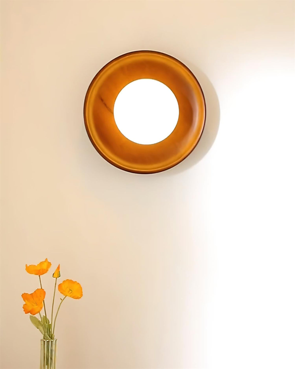 Runa Wooden Wall Lamp-Neutral Decor