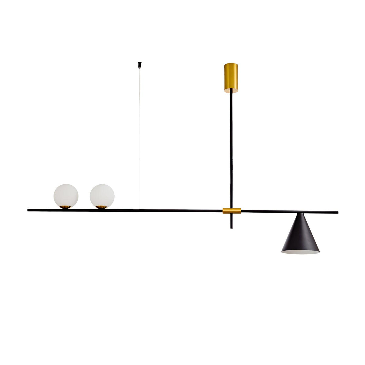 Orlilia Suspension Dorée Contemporaine