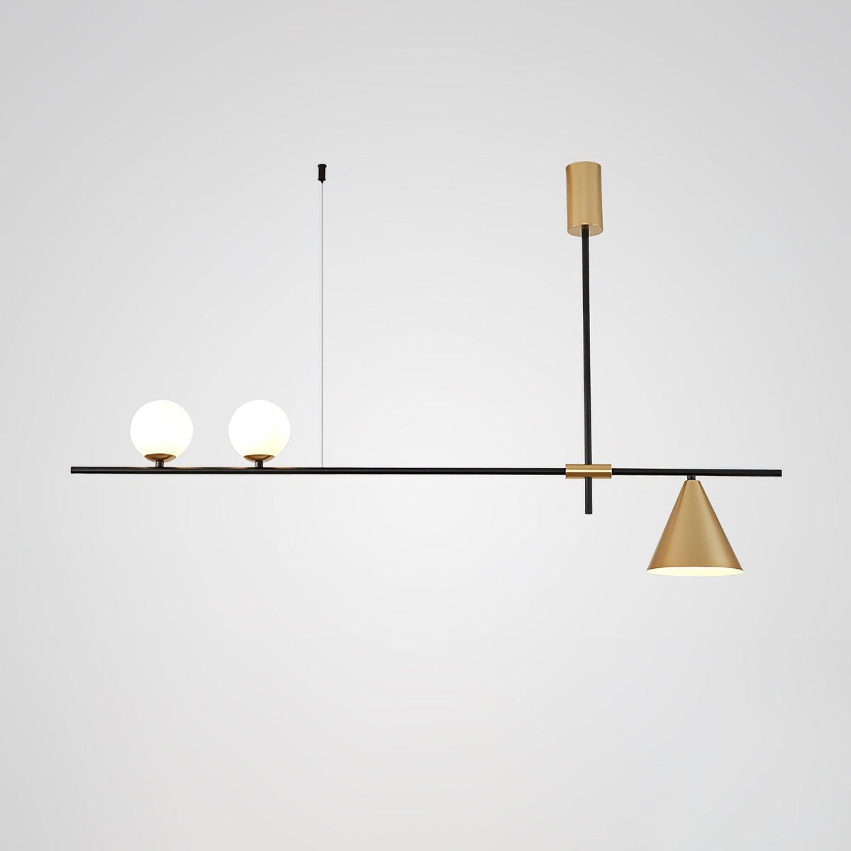 Orlilia Suspension Dorée Contemporaine