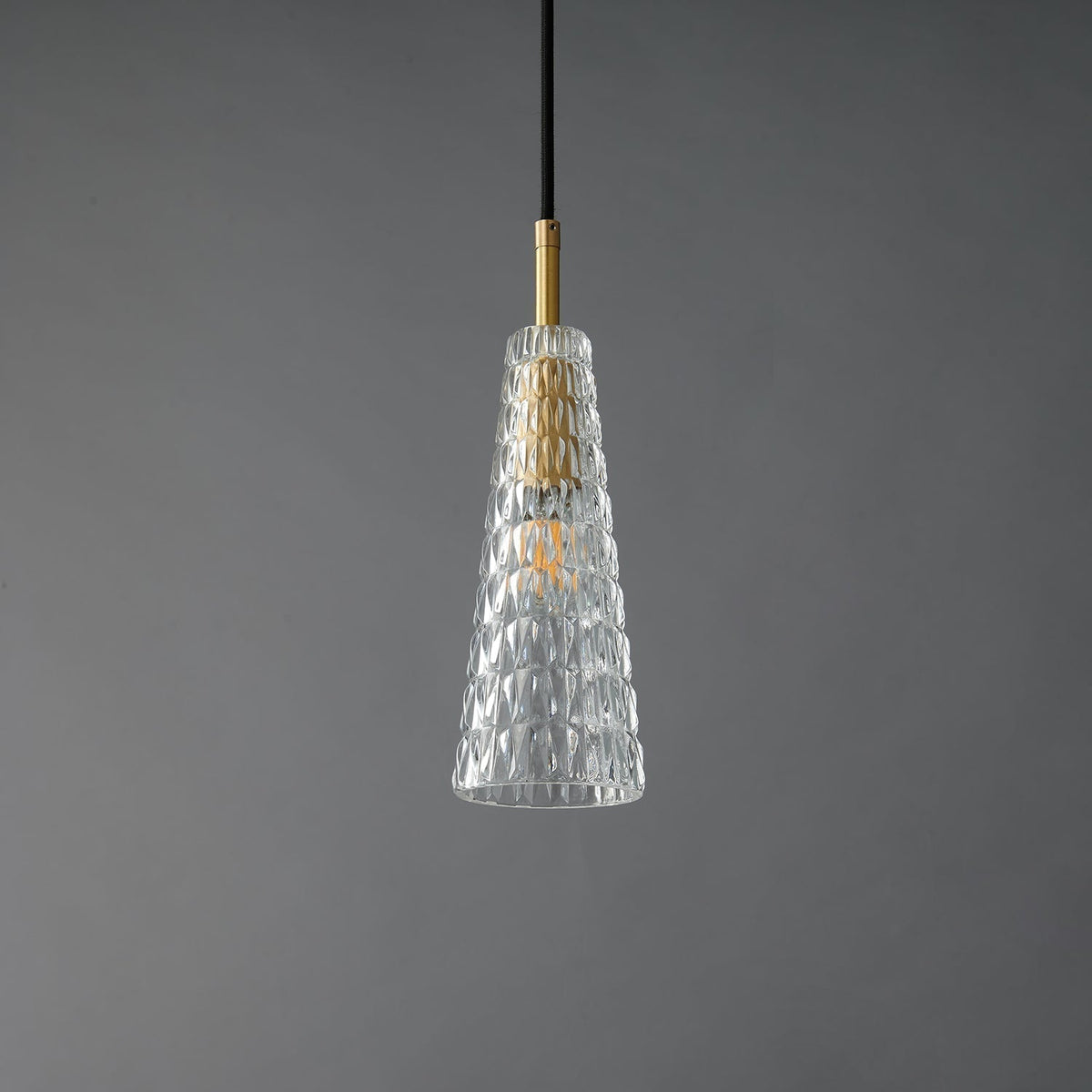 Deleline Suspension Abat-jour Transparent Cristal