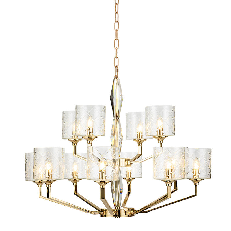 Dew Lustre Laiton Verre Luxe Postmoderne