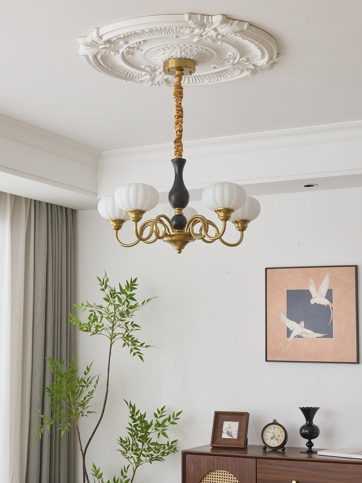Darena Lustre Traditionnel en Bois Nordique