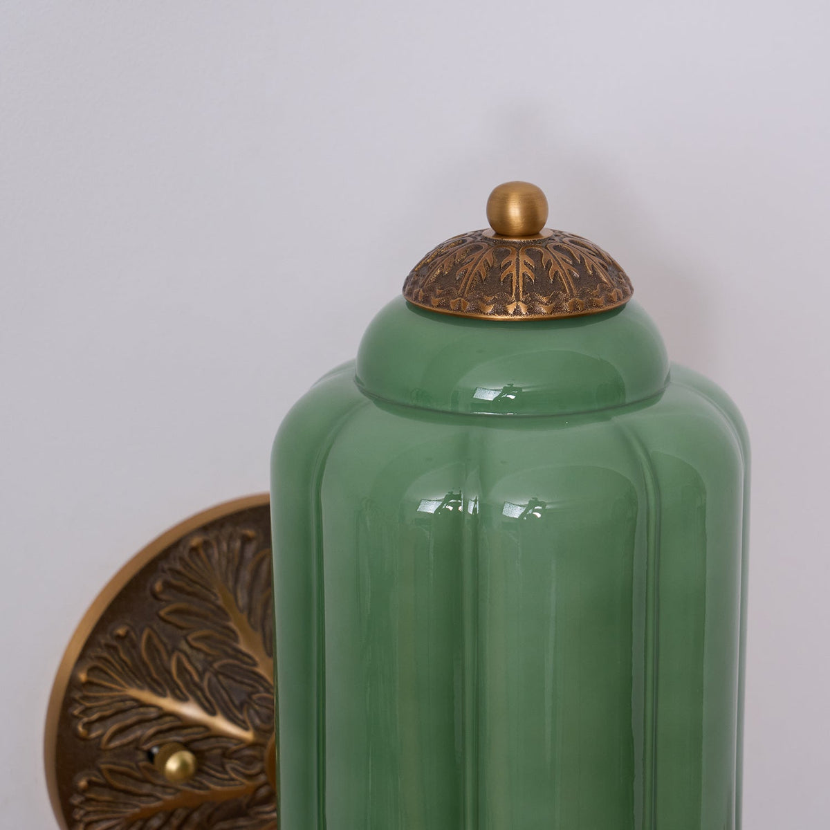 Melvane Vintage Pink Glass Wall Sconce-Neutral Decor