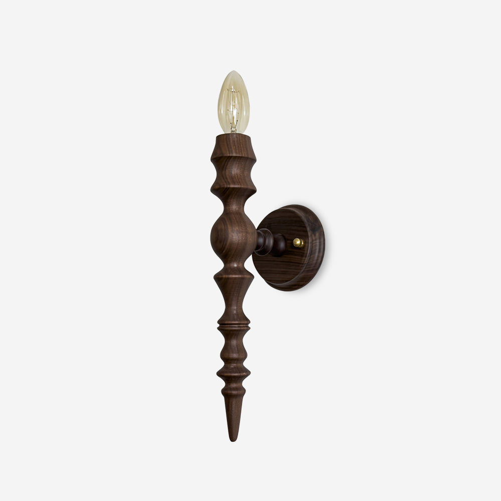 Wall Lamp Modern Vintage Wood Body Multiple Wood Finishes-Neutral Decor