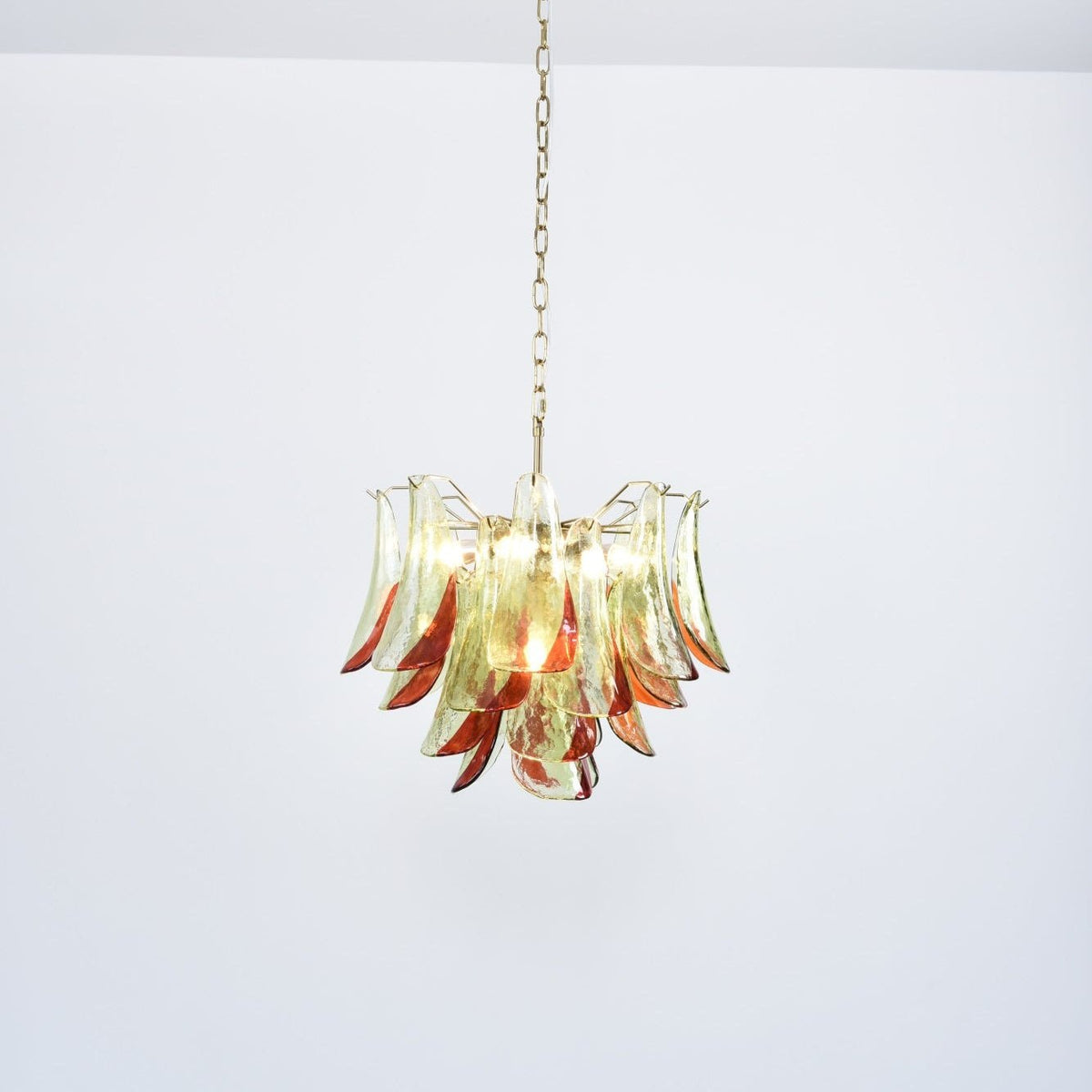 Selelle Lustre en Verre Murano Pétale Élégant