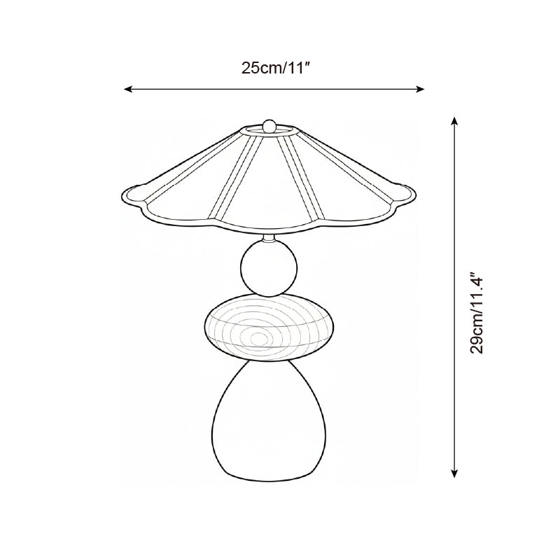 Elaariella Lampe de Table Solstice