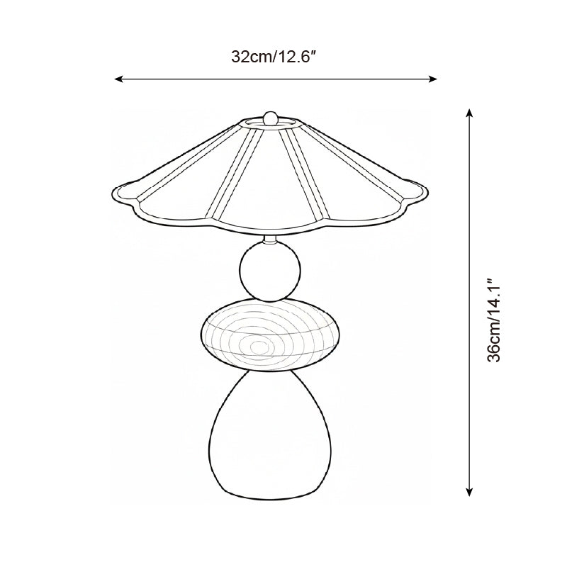 Elaariella Lampe de Table Solstice