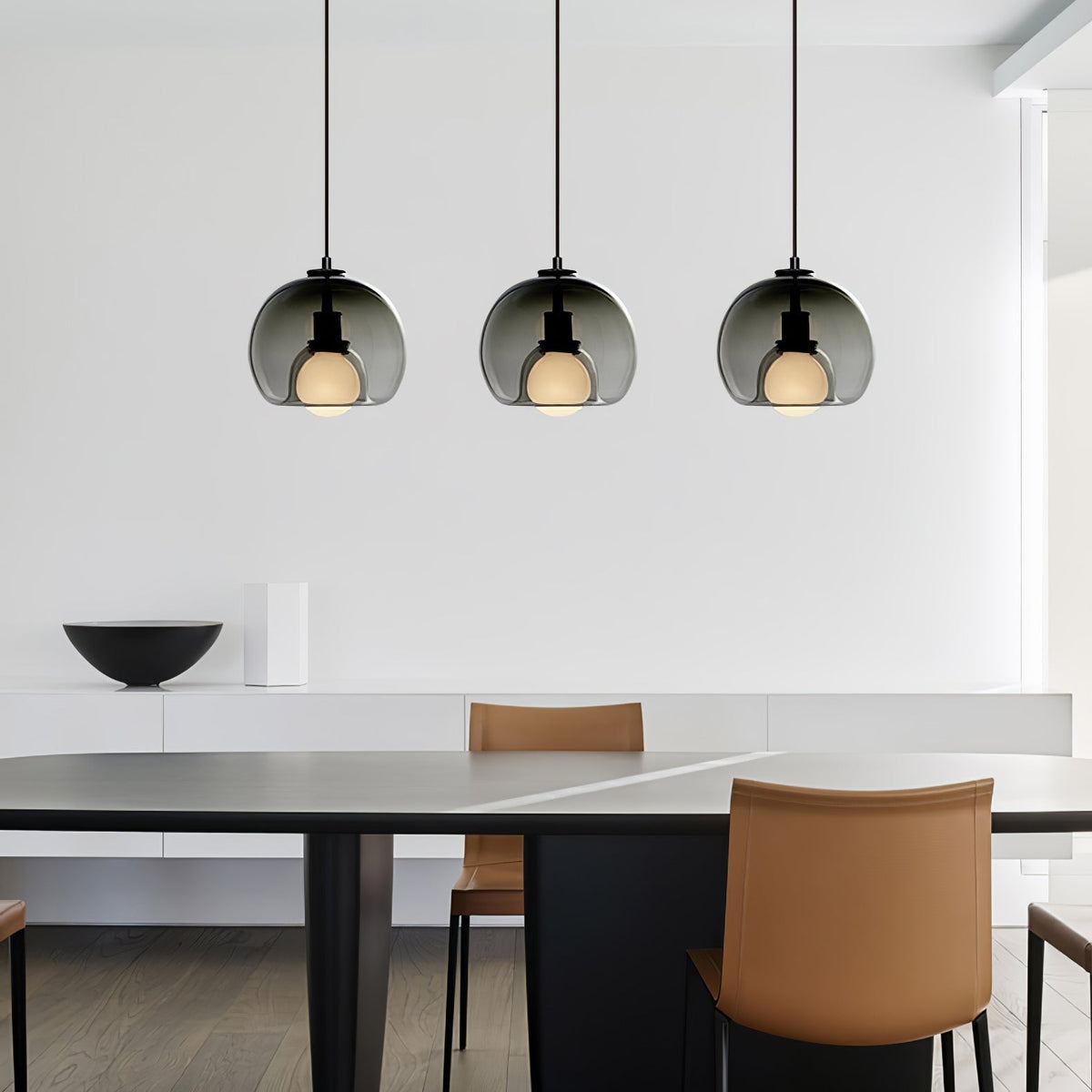 Neritha Suspension Contemporaine en Verre