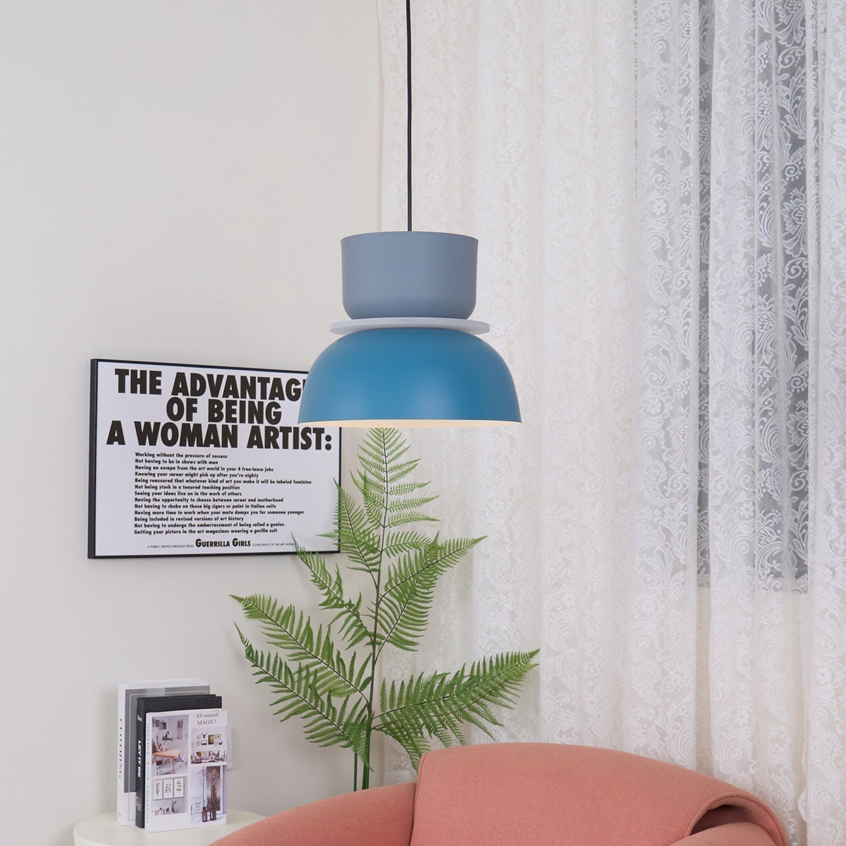 Vespece Suspension Minimaliste en Acrylique
