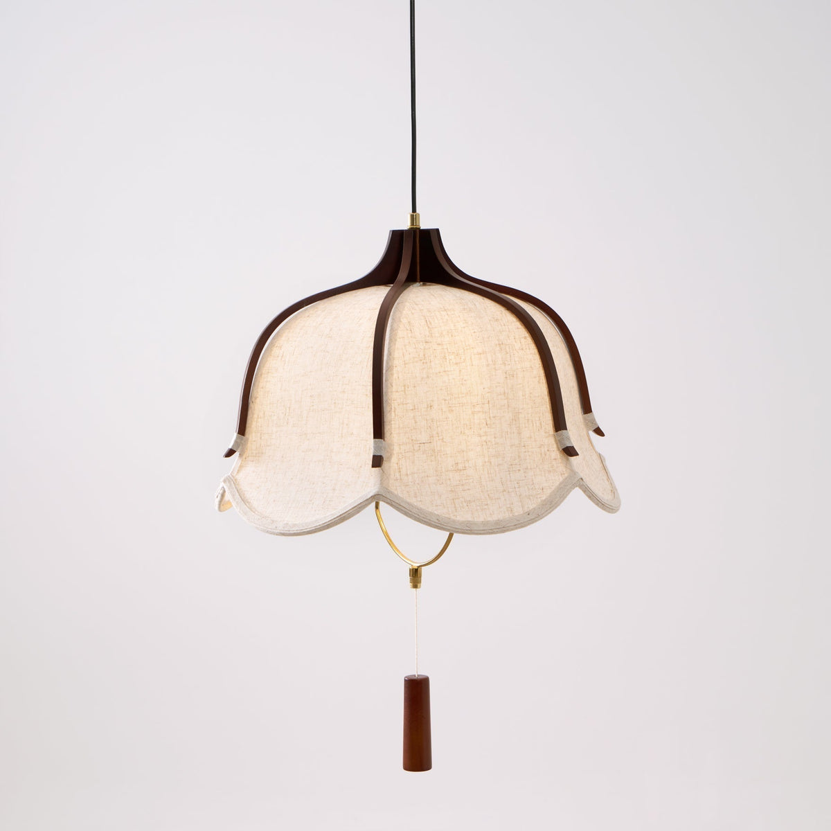 Florielle Suspension Lampe Lanterne Moderne en Tissu