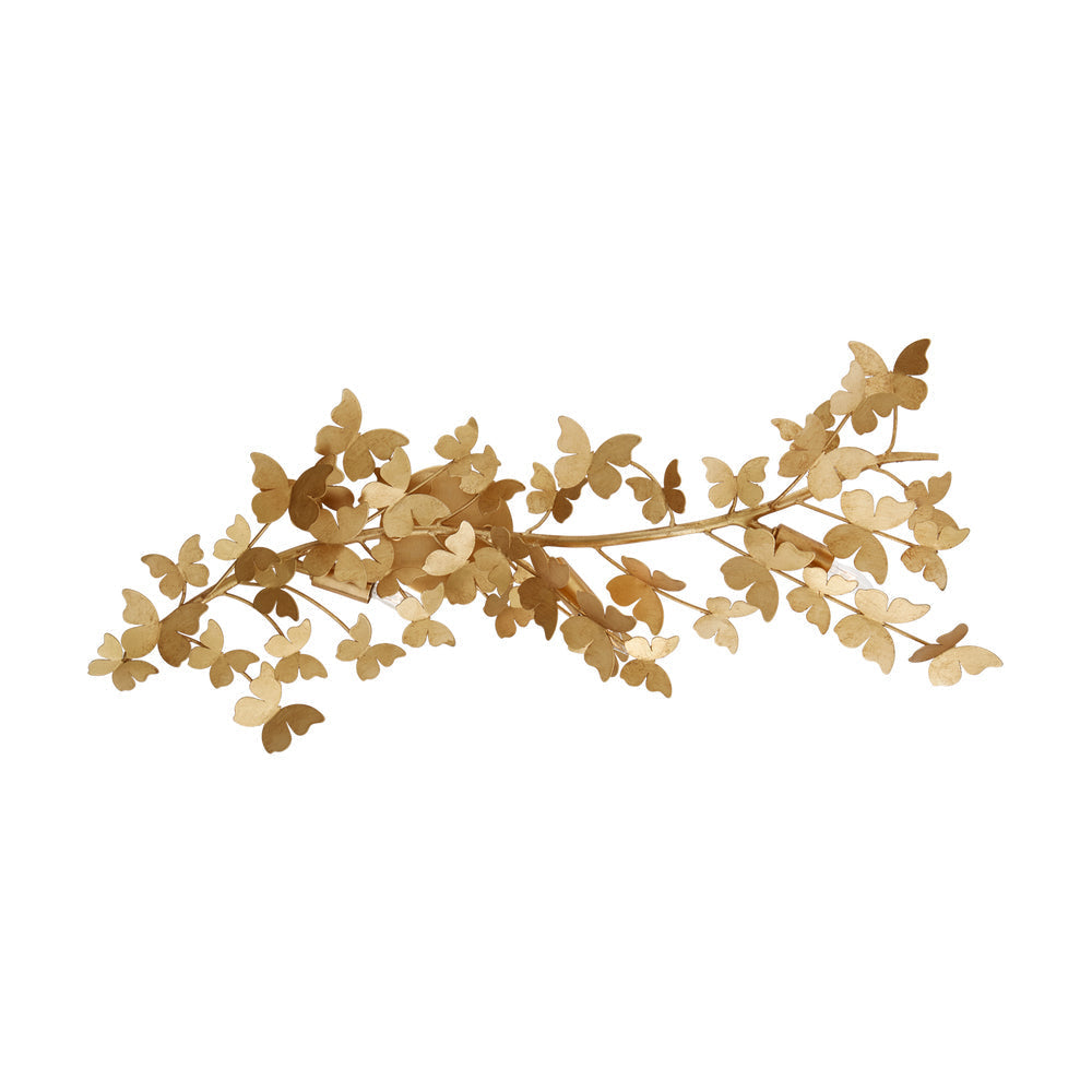 Gina Wall Light Butterfly Branch Gold Decorative-Neutral Decor