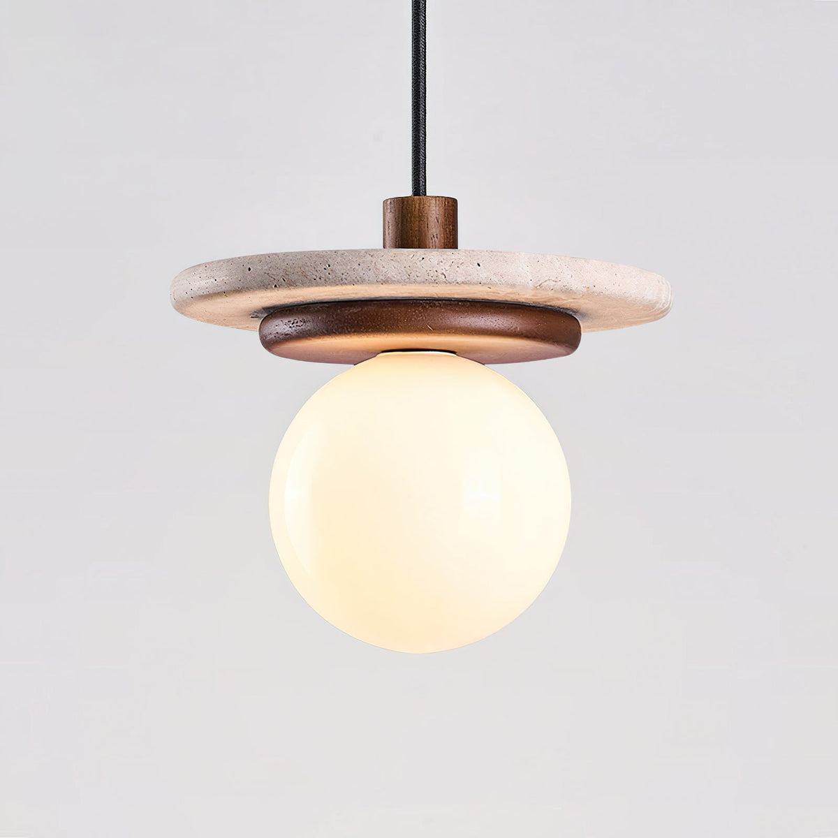 Dimension diagram for the 3-light linear canopy Farren pendant light configuration.