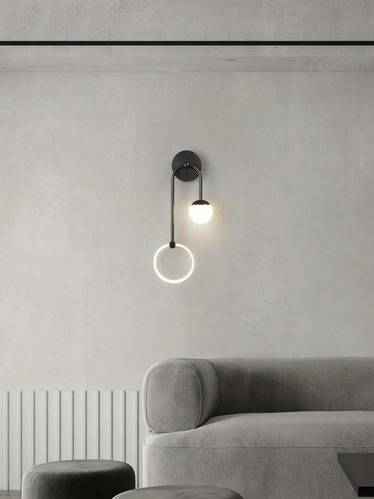 Edruna Applique Murale LED Laiton Minimaliste Moderne