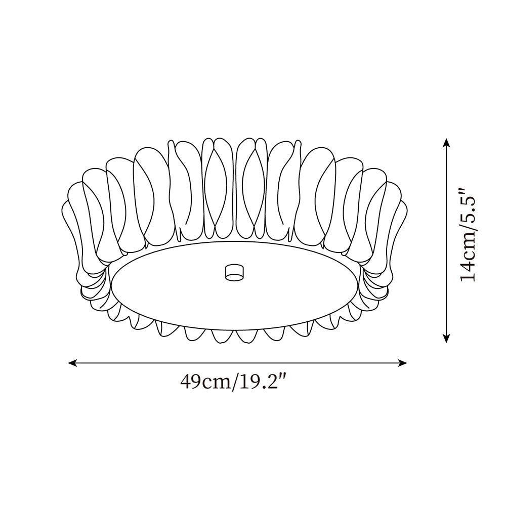 Petalis LED Ceiling Light-Neutral Decor