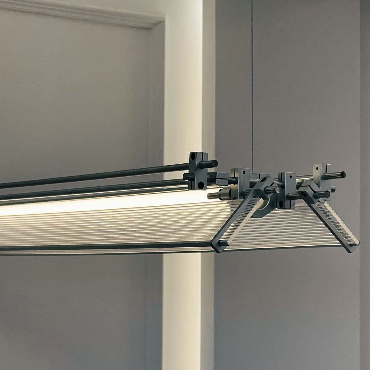 Filtro Suspension LED Métal Verre Moderne Minimaliste