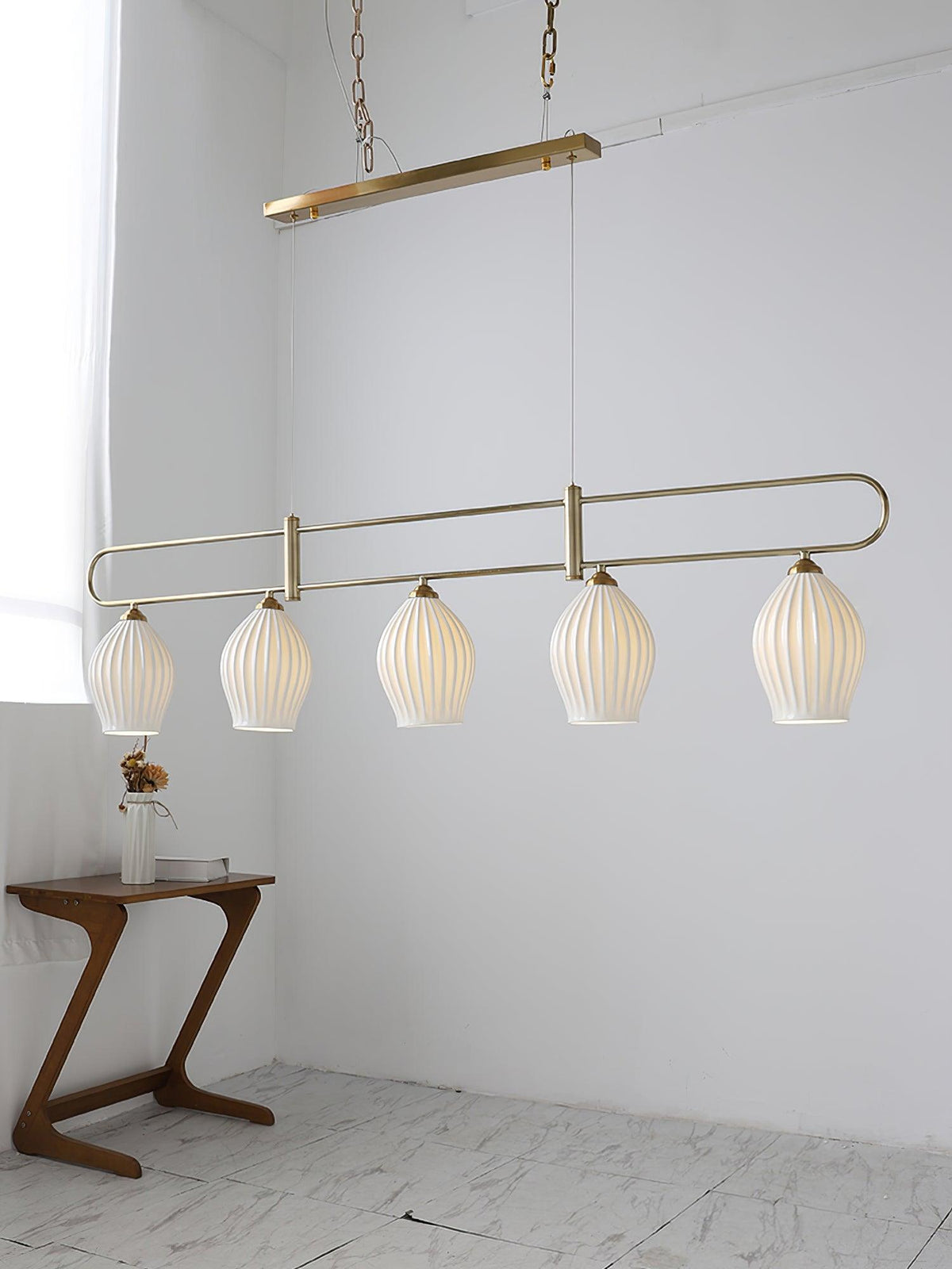 Arlirir Moderne Minimaliste Art Céramique Suspension Lumière