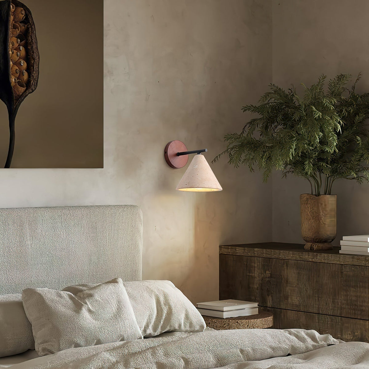 Tavero Modern Cone Wall Sconce-Neutral Decor