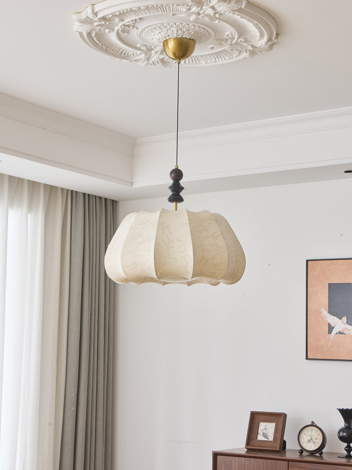 Seloria Suspension en Bois Vintage