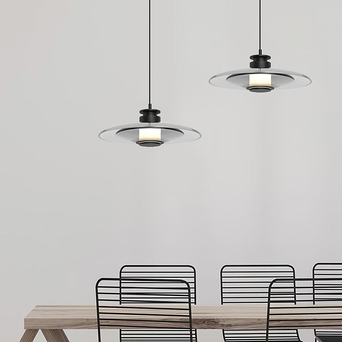 Oryxa Suspension en Verre Futuriste