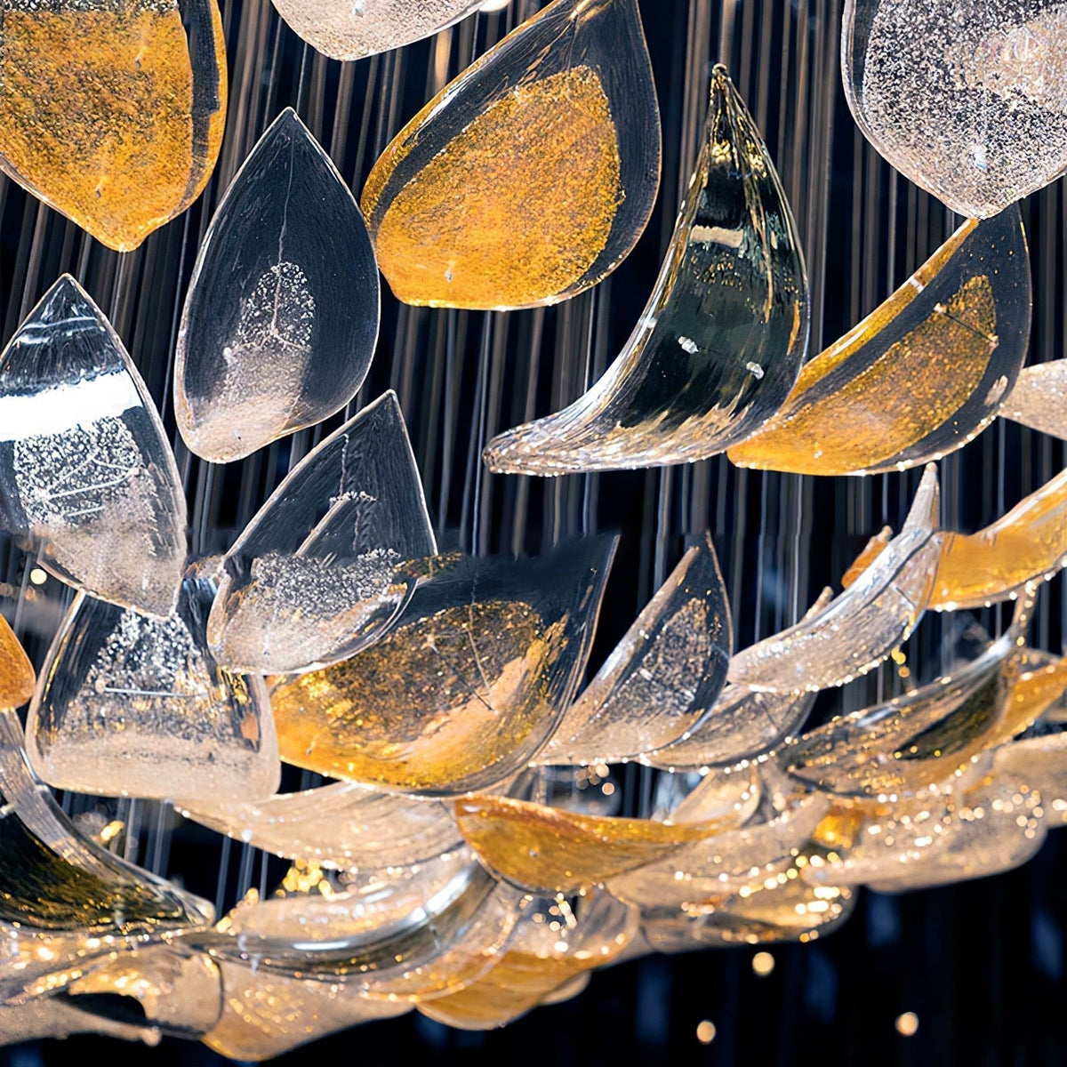 Avynen Lustre Pétale en Cristal
