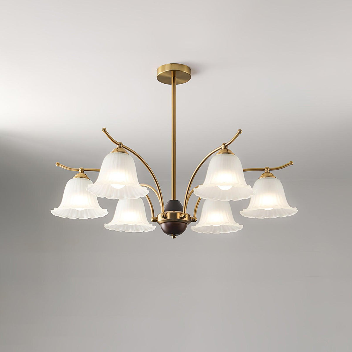 Civinora Lustre en Albâtre et Laiton