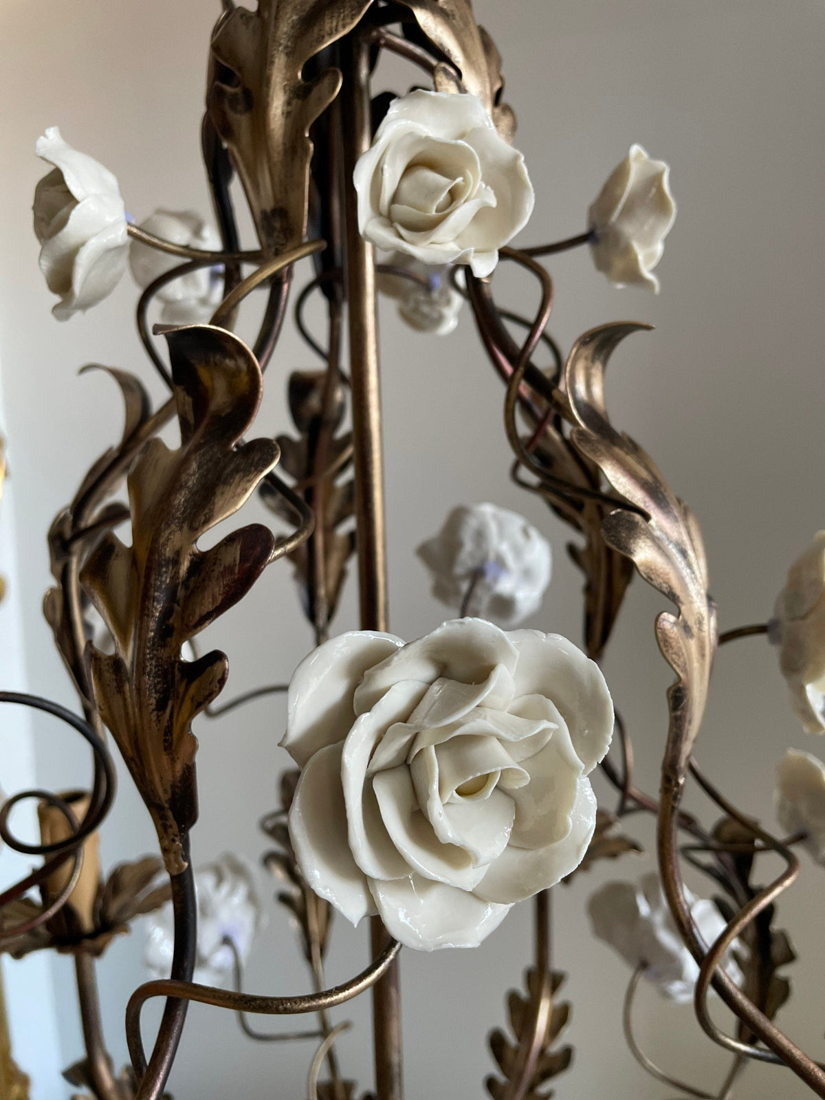 Araeyra Lustre Métal Céramique Rose Luxe Postmoderne