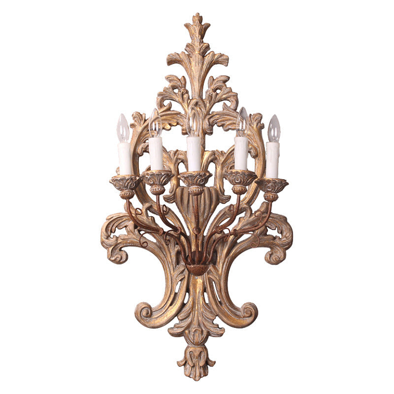 Ilzoror Applique Murale Bois Métal Vintage Industrielle