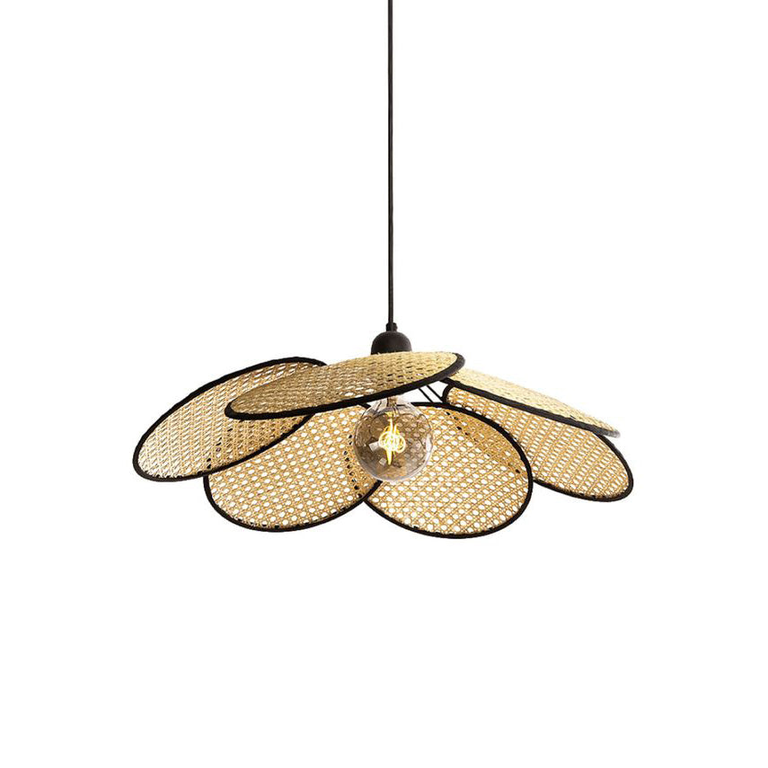 Ulrinel Lustre En Bambou Tissé à La Main Nordic