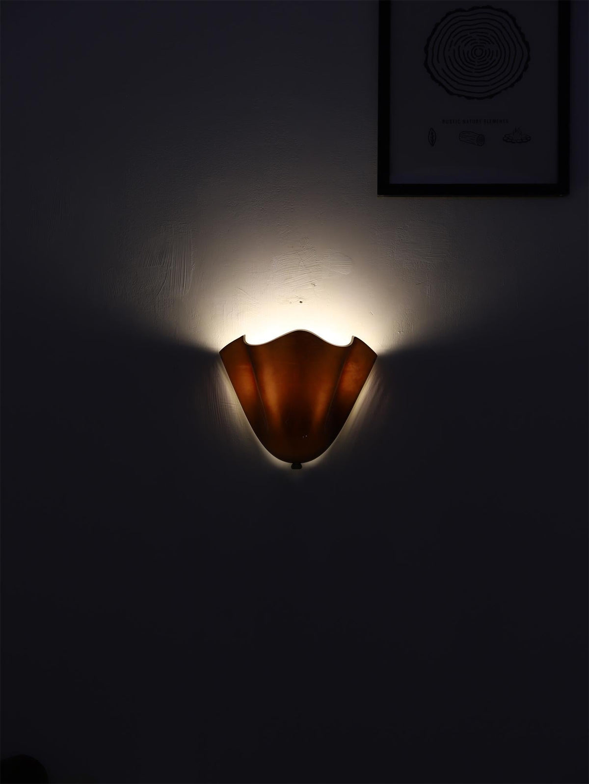 Ulcarisra Applique Murale Verre Métal Créativité Individuelle