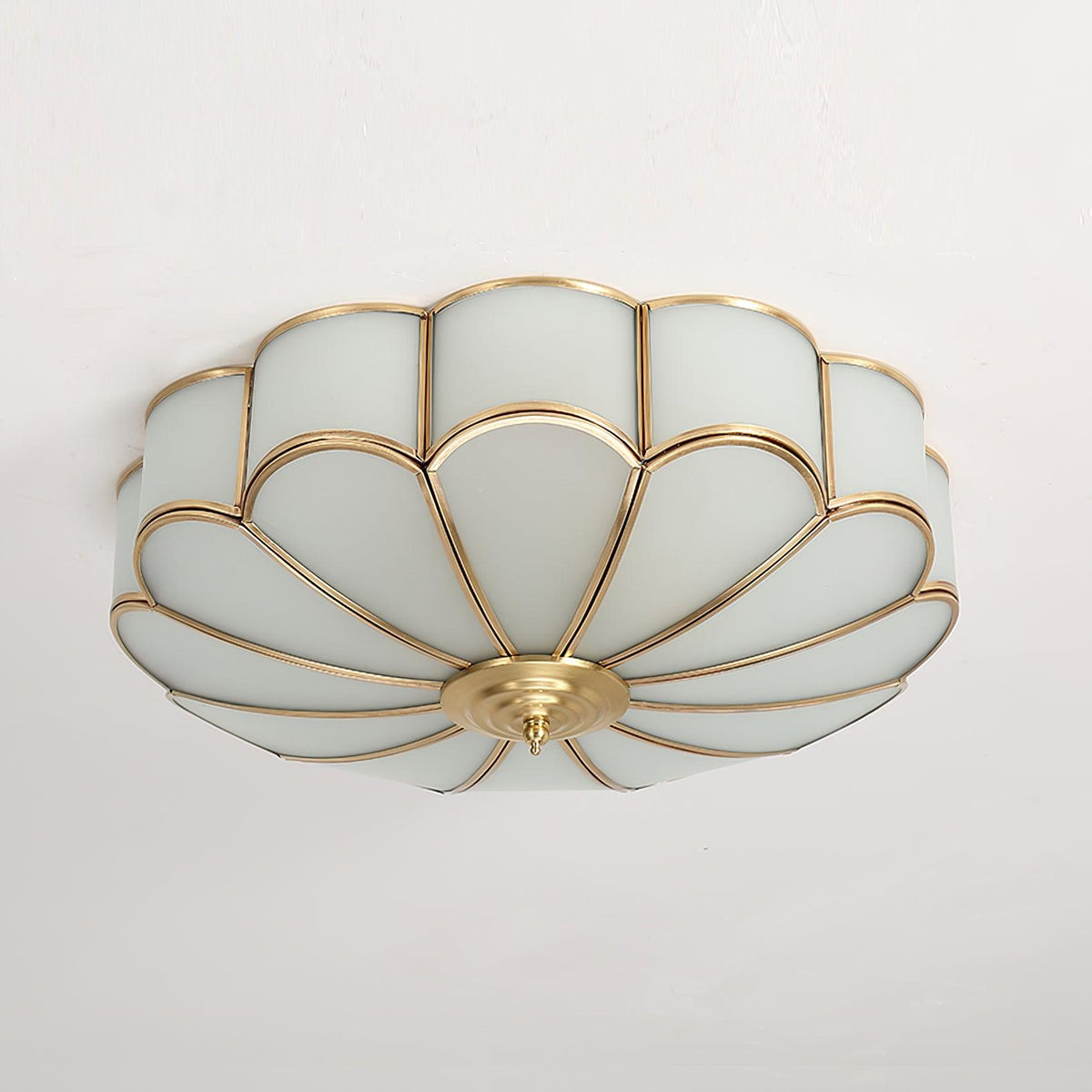 Ulira Plafonnier Design Fleur Verre