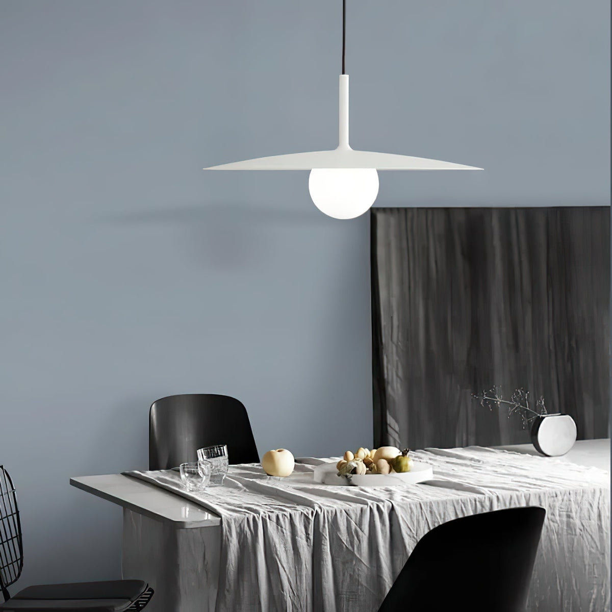 Breneris Suspension Lampe Abat-jour Plat pour Salon