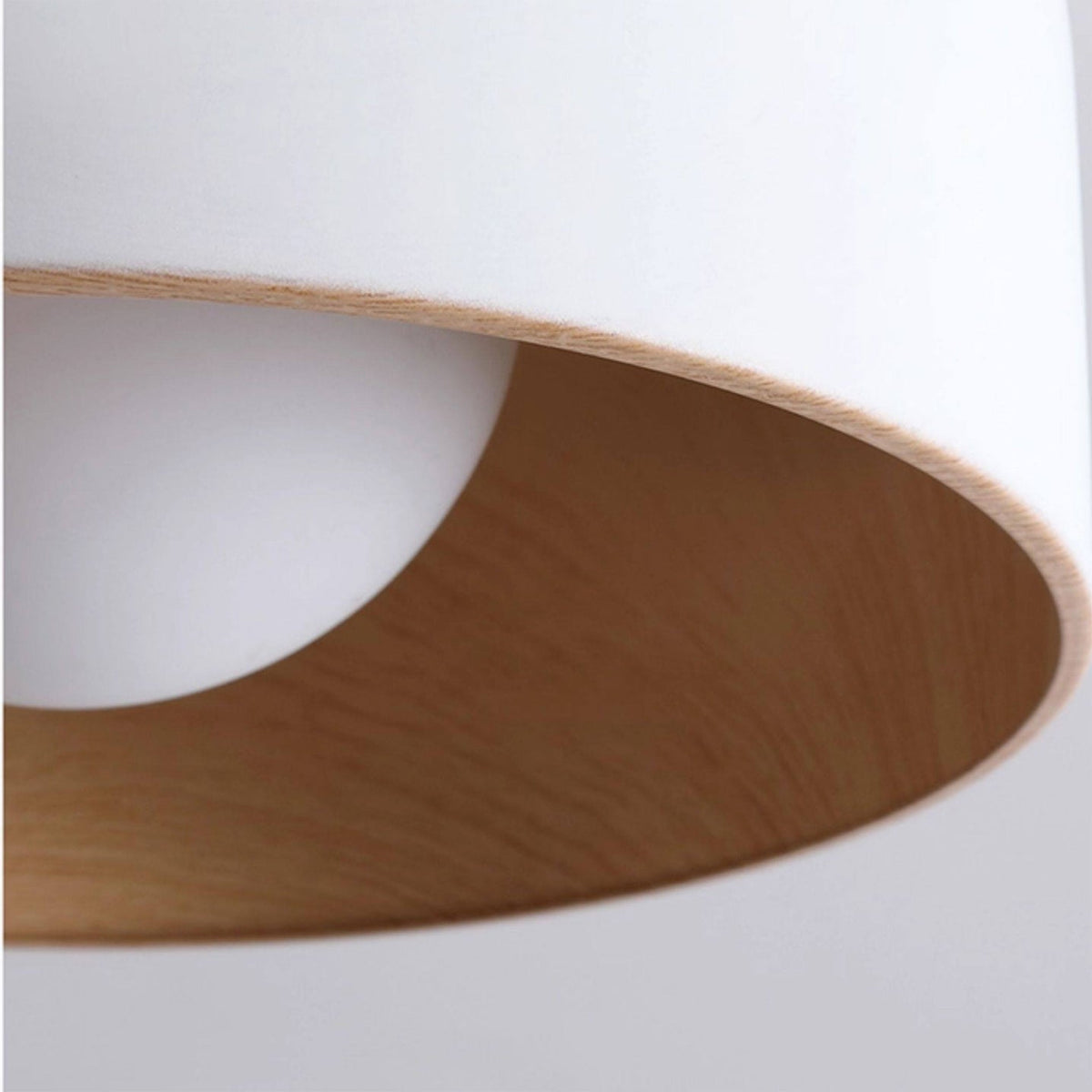 Components of the Folkio Ceiling Light, including the mounting bracket and glass shade.