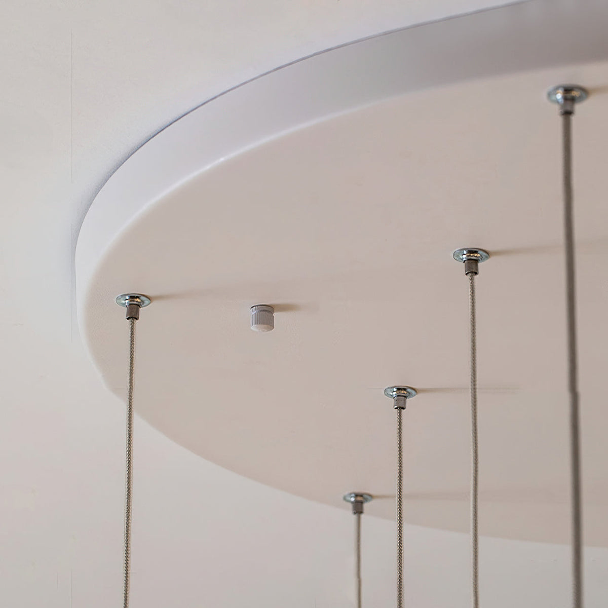 Side profile of the 13-light Fontaine Chandelier against a plain background.