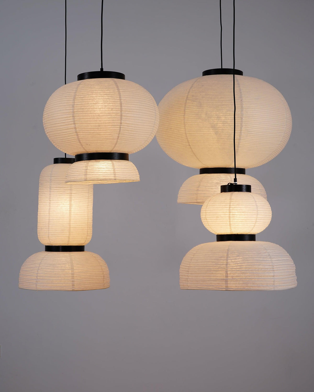 Tessire Lampe Suspendue Scandinave en Papier
